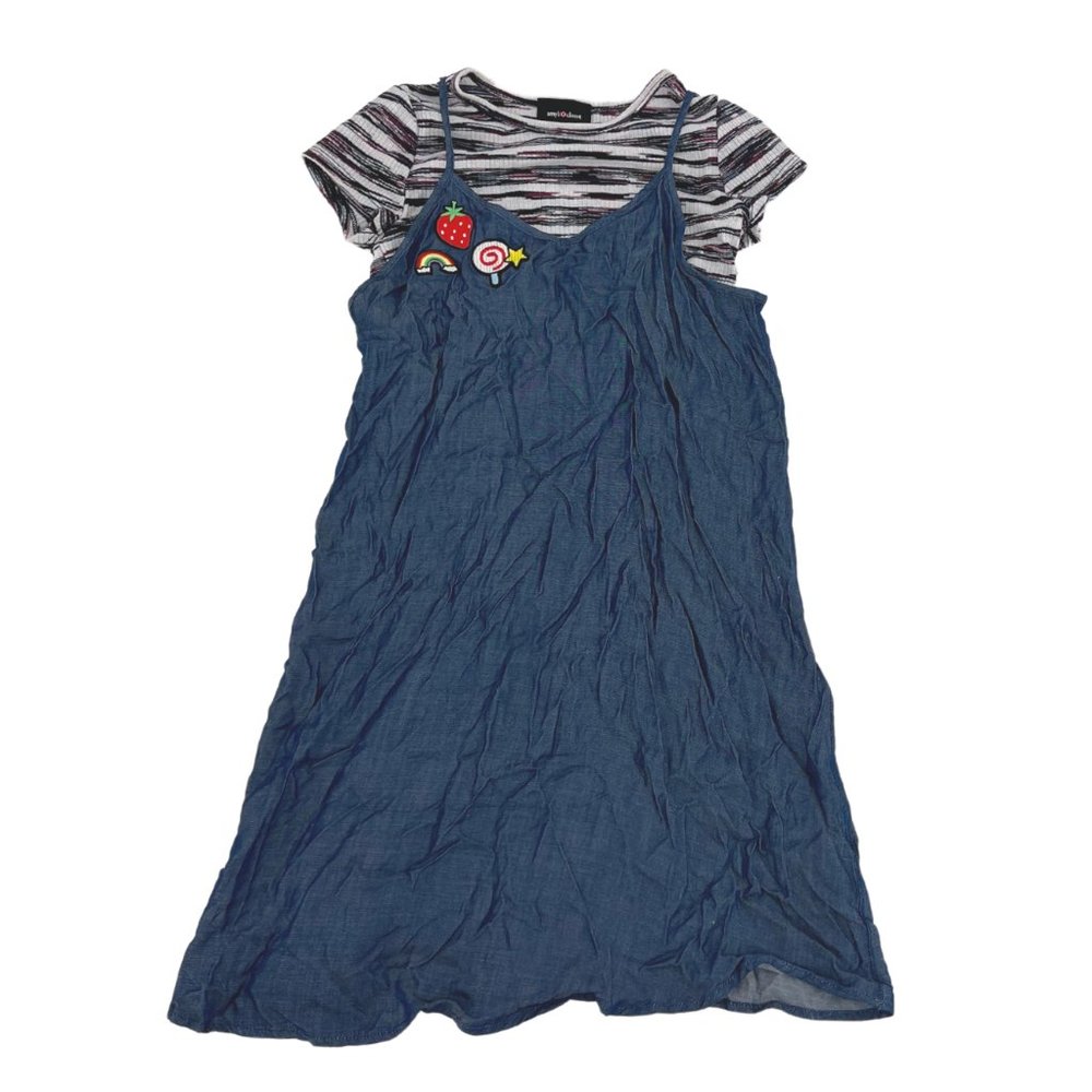 Amy's Closet | Girl's Denim Dress | Blue | Size 10